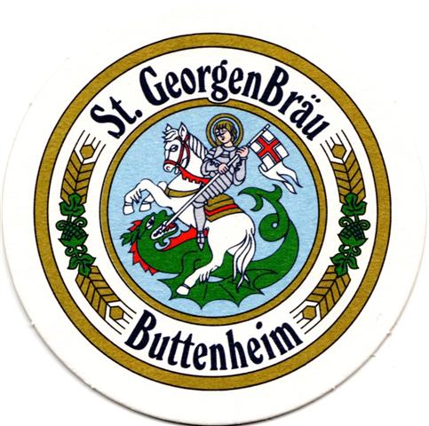 buttenheim ba-by st georg gold 1-3a (rund215-dicker goldrahmen)